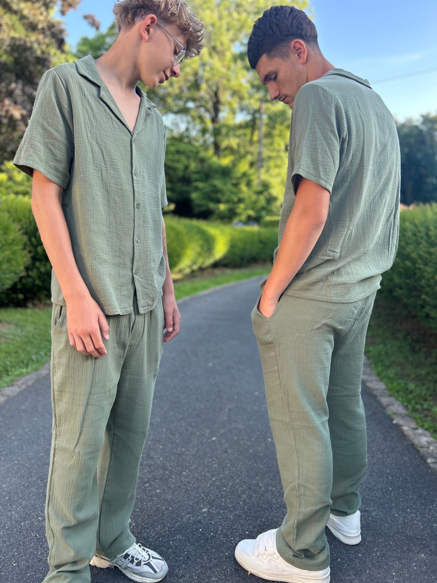 Ensemble COTON - Kaki