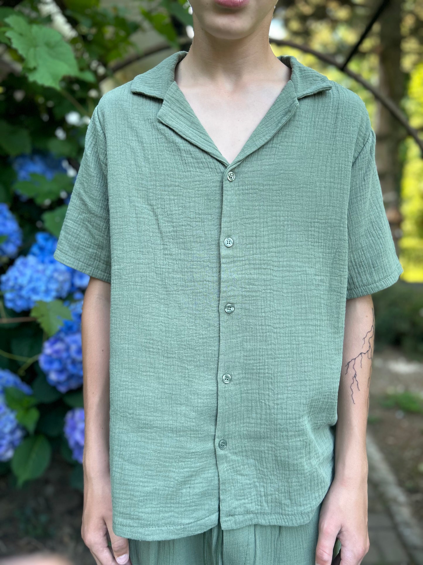 Ensemble COTON - Kaki