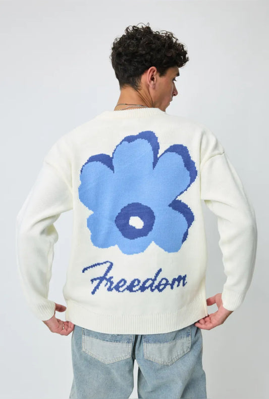 Pull FREEDOM - Blanc