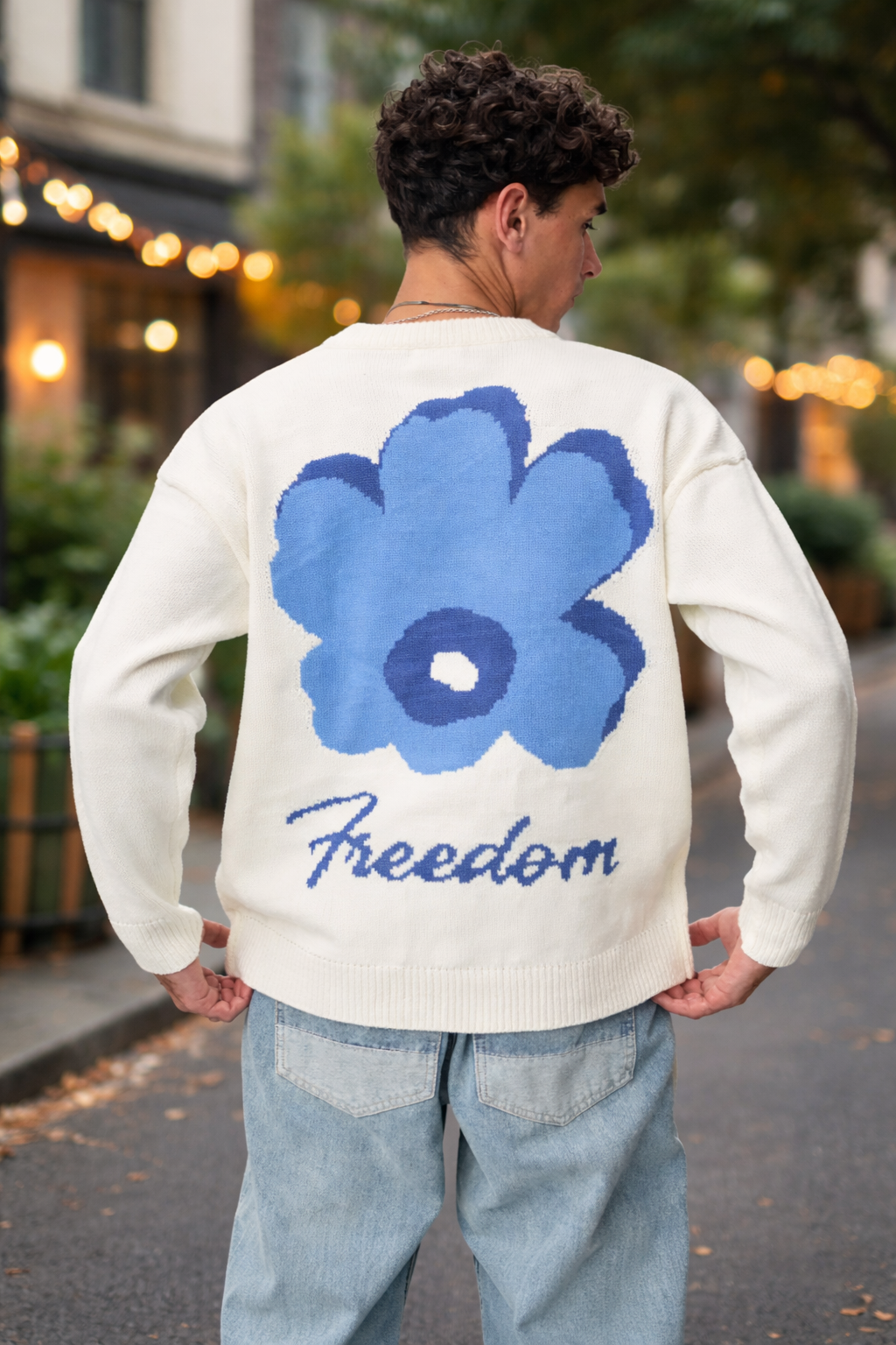 Pull FREEDOM - Blanc